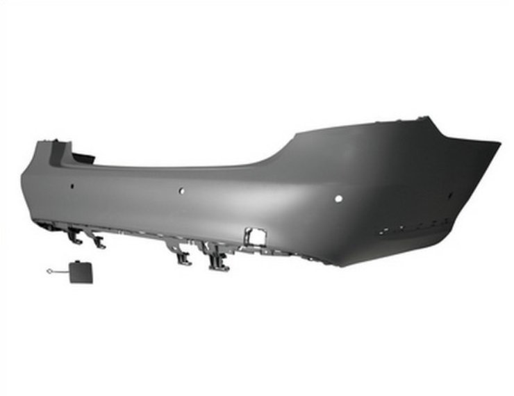 Pare-chocs arrière apprêté, trous moulure, trous pour capteurs MERCEDES-W212 pour MERCEDES CLASSE E  pour MERCEDES CLASSE E