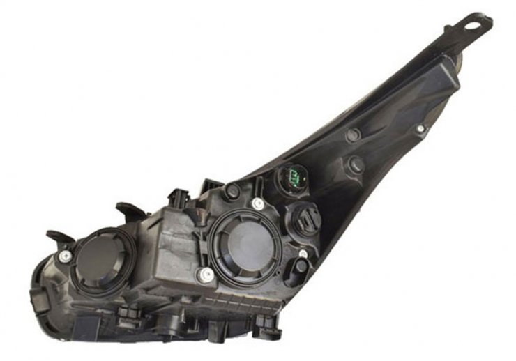 Phare électrique droit, noir, LED, H7+H7+H7 (moteur) KIA-CEED pour KIA CEED  pour KIA CEED