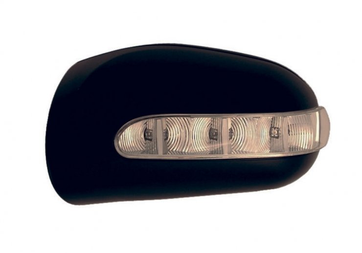 Coque de rétroviseur gauche, apprêté, avec feu clignotant, courtoisie MERCEDES-W220 pour MERCEDES CLASSE S  pour MERCEDES CLASSE S
