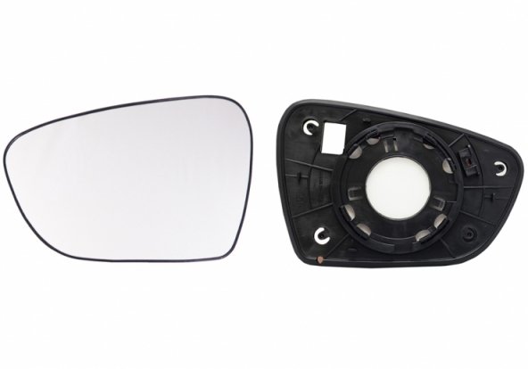 Accéder à la pièce Glace + support rétroviseur gauche, convexe