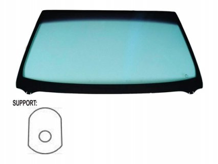 Accéder à la pièce Pare-brise vert flou bleu