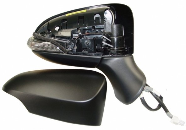 Accéder à la pièce Rétroviseur électrique droit, convexe, chauffant, apprêté, avec feu clignotant (7 broches)