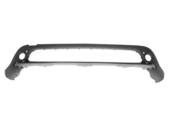 Accéder à la pièce Spoiler central du pare-chocs avant, gris, trous antibrouillard