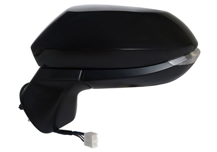 Rétroviseur électrique gauche, convexe, chauffant, apprêté, rabattable, avec feu clignotant, LED (8 broches) TOYOTA-YARIS pour TOYOTA YARIS CROSS  pour TOYOTA YARIS CROSS