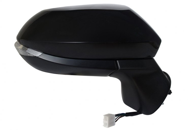 Rétroviseur électrique droit, convexe, chauffant, apprêté, rabattable, avec feu clignotant, LED (8 broches) TOYOTA-YARIS pour TOYOTA YARIS CROSS  pour TOYOTA YARIS CROSS