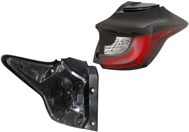 Accéder à la pièce Feu arrière droit