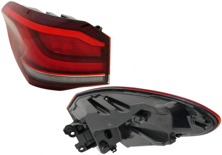 Accéder à la pièce Feu arrière extérieur gauche, LED