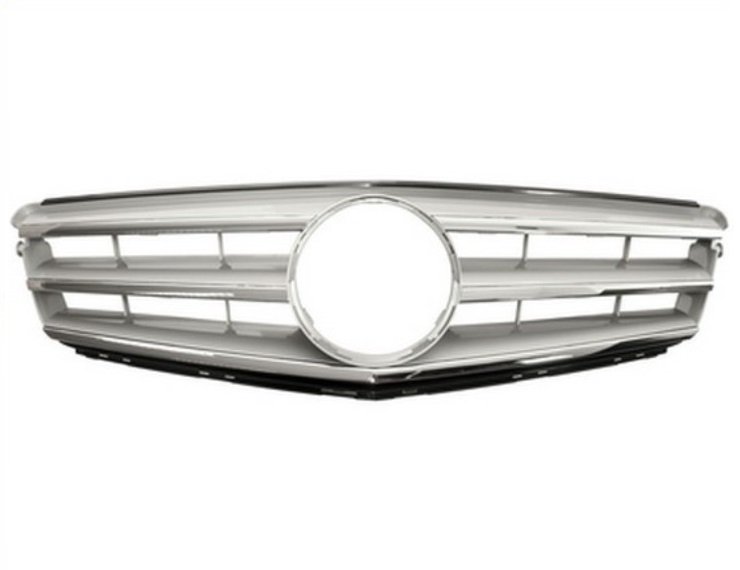 Accéder à la pièce Grille chromée argentée (AMG)