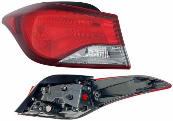 Accéder à la pièce Feu arrière gauche, extérieur