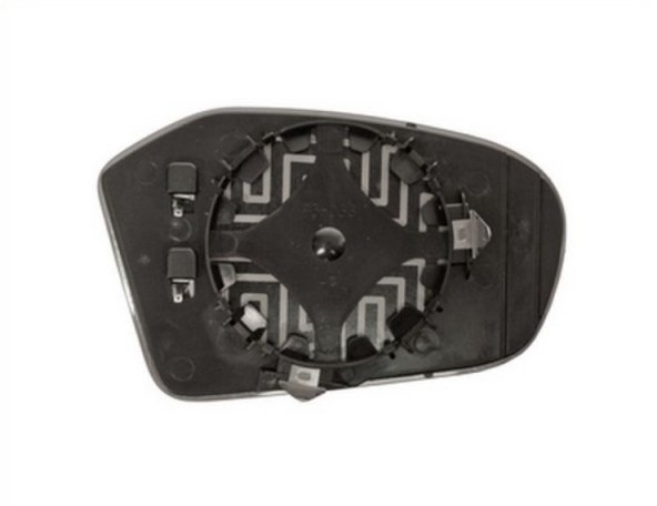 Accéder à la pièce Glace + support de rétroviseur gauche, asphérique, thermique, bleu