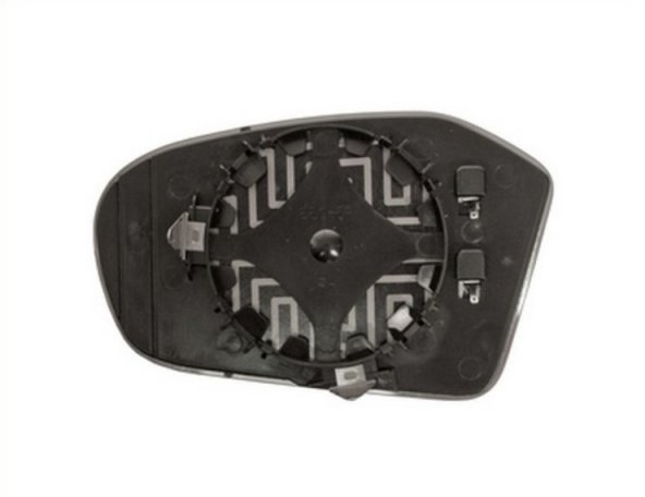 Accéder à la pièce Glace + support de rétroviseur droit, asphérique, thermique, bleu