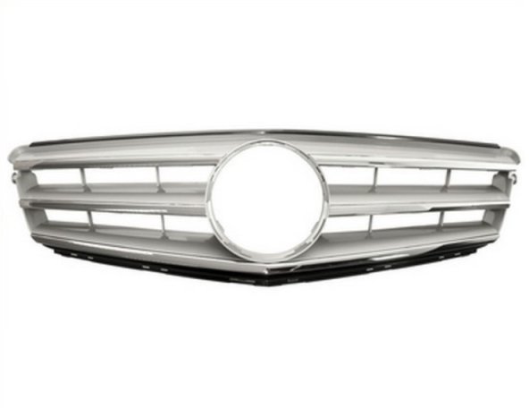 Accéder à la pièce Grille chromée argentée (AMG)