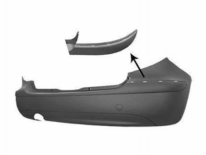 Accéder à la pièce Pare-chocs arrière, apprêté, avec crochet, avec trous