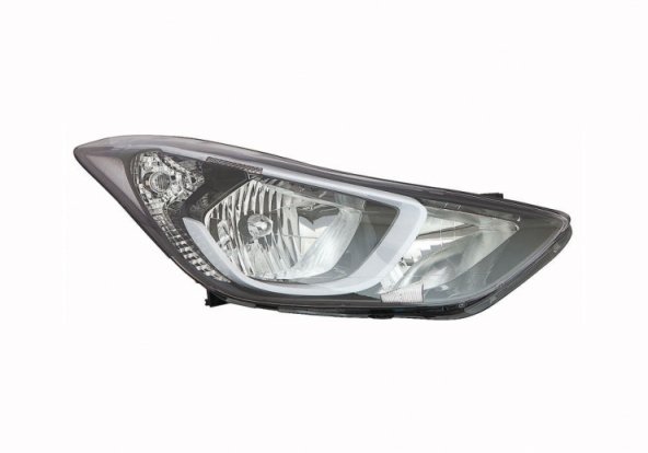 Accéder à la pièce Phare électrique droit, noir, H7+H7