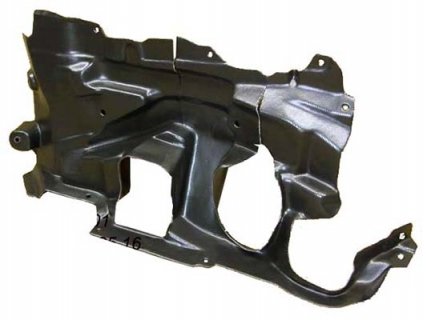 Accéder à la pièce Protection du moteur gauche