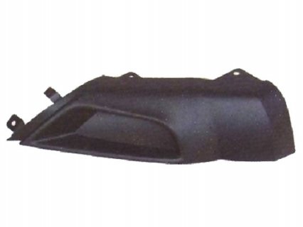 Accéder à la pièce Spoiler de pare-chocs avant gauche, noir