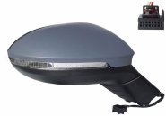 Accéder à la pièce Rétroviseur électrique droit, convexe, chauffant, apprêté, avec feu clignotant, LED (6 broches)