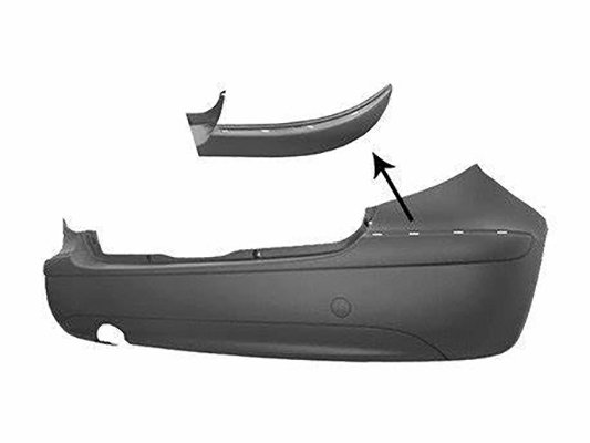 Accéder à la pièce Pare-chocs arrière, apprêté, avec crochet, avec trous