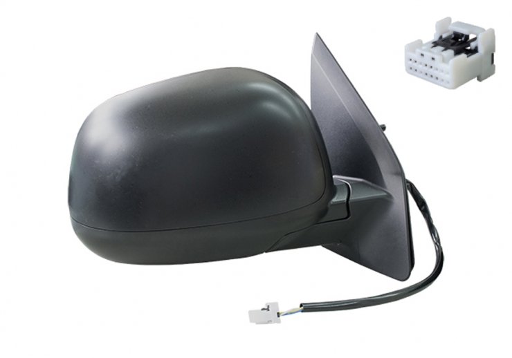 Accéder à la pièce Rétroviseur électrique droit, convexe, chauffant, apprêté (5 broches)