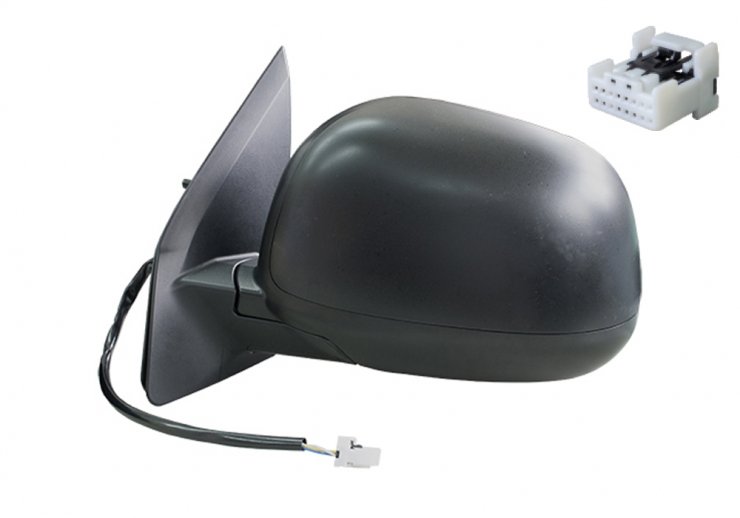 Accéder à la pièce Rétroviseur électrique gauche, convexe, apprêté (3 broches)