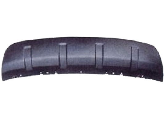 Accéder à la pièce Spoiler central de pare-chocs avant, noir