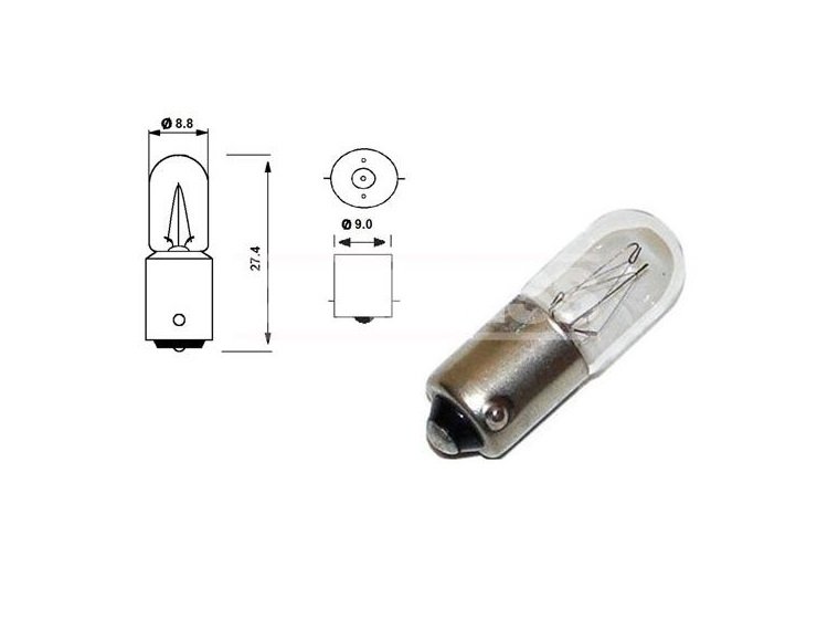 Accéder à la pièce BOÎTE 10 AMPOULES 12V T4W 