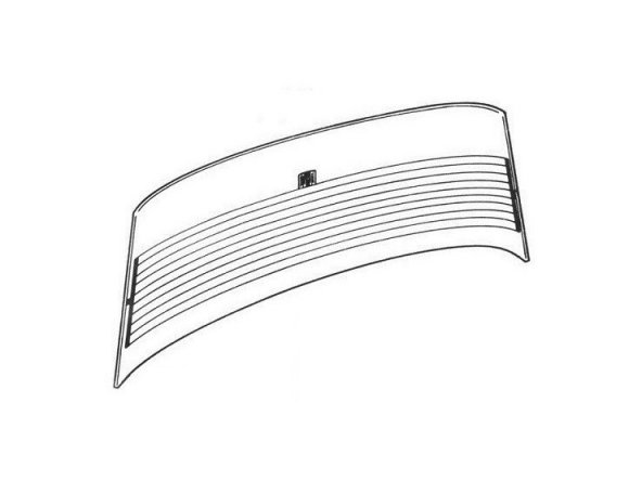 Accéder à la pièce Lunette arrière gauche teinté gris dégivrante [2ptes] + trou