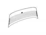 Accéder à la pièce Lunette arrière gauche teinté gris dégivrante [2ptes] + trou