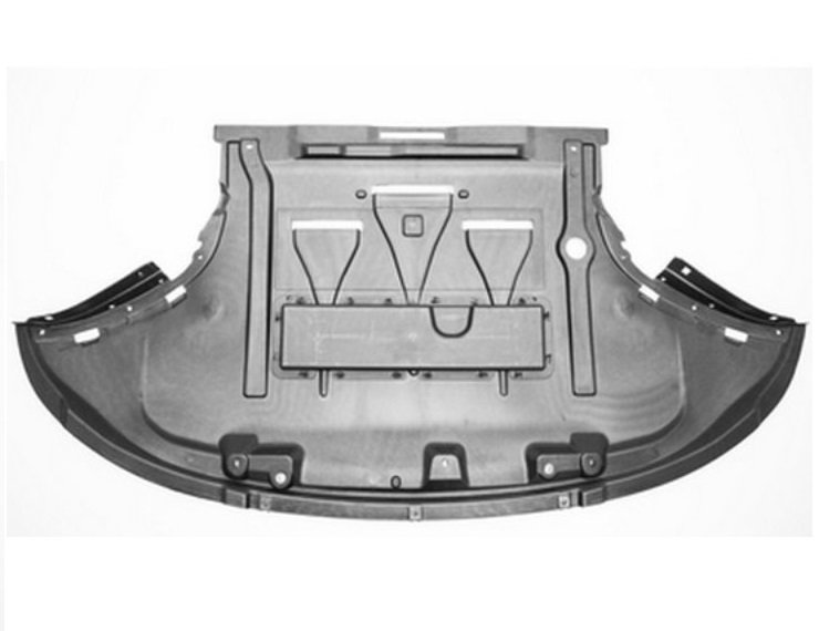 Accéder à la pièce Protection sous le moteur