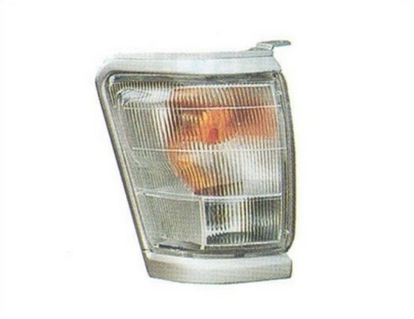 Accéder à la pièce Feu avant droit, bord gris (blanc)