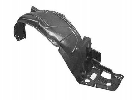 Accéder à la pièce Pare-boue avant gauche, avec isolation