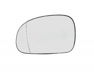 Accéder à la pièce Glace + support de rétroviseur gauche, asphérique, thermique (74mm)