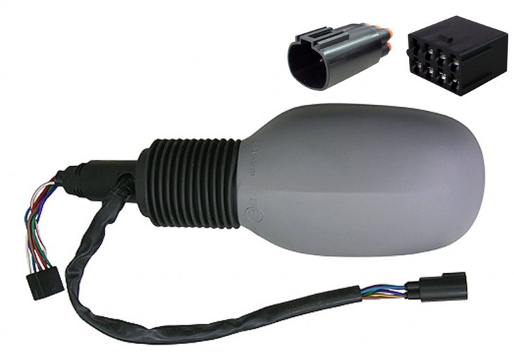 Rétroviseur électrique réversible, convexe, chauffant, apprêté (6 broches-7 broches) FORD-KA pour FORD KA  pour FORD KA