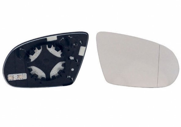 Accéder à la pièce Glace + support rétroviseur droit, convexe, chauffant