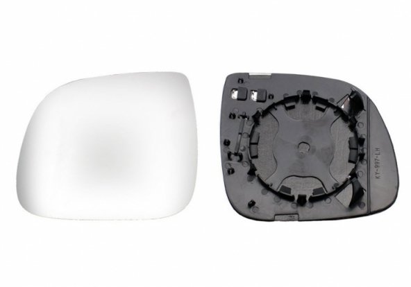 Accéder à la pièce Glace + support rétroviseur gauche, convexe, chauffant (2 broches)