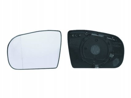 Accéder à la pièce Glace + support de rétroviseur gauche, asphérique, bleu