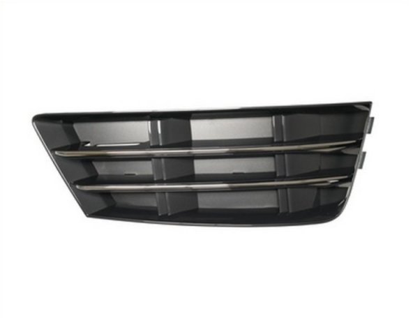 Accéder à la pièce Grille de pare-chocs droite, noire, moulure chromée