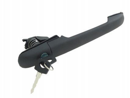 Accéder à la pièce Poignée réversible avant/hayon, noire, avec clés