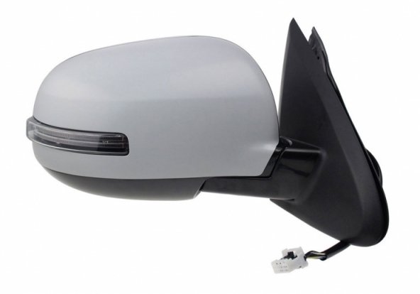 Accéder à la pièce Rétroviseur électrique droit, convexe, chauffant, apprêté, rabattable, avec feu clignotant (9 broches) (depuis 2018)