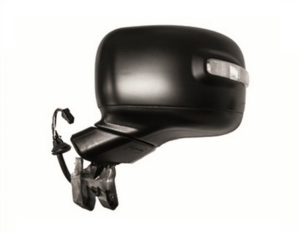 Accéder à la pièce Rétroviseur électrique gauche, noir, chauffant, avec feu clignotant, asphérique (6 broches)