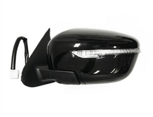 Accéder à la pièce Rétroviseur électrique gauche, noir, chauffant, avec feu clignotant, rabattable, convexe