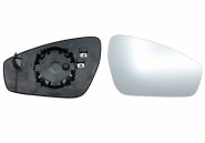 Accéder à la pièce Glace + support rétroviseur droit, convexe, chauffant, avec broche anti-vibration (2 broches)