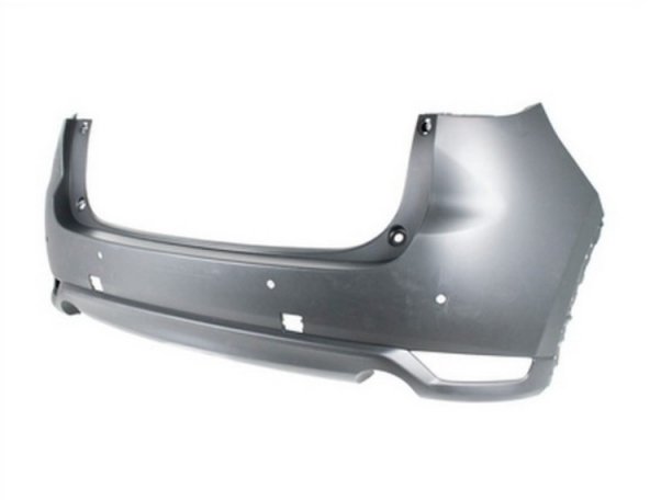 Accéder à la pièce Pare-chocs arrière partiellement apprêté, capteurs