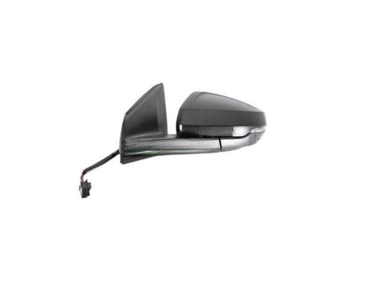 Rétroviseur électrique gauche, noir, asphérique, chauffant, avec feu clignotant, rabattable (8 broches) VOLKSWAGEN-POLO pour VOLKSWAGEN POLO  pour VOLKSWAGEN POLO