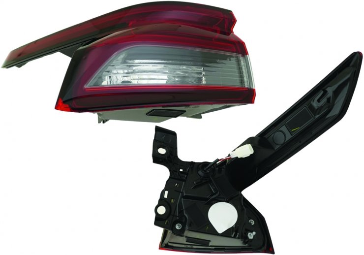 Accéder à la pièce Feu arrière gauche, extérieur, LED