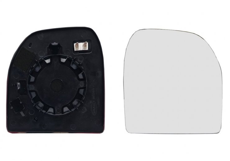 Accéder à la pièce Glace + support rétroviseur droit, convexe, chauffant (2 broches)