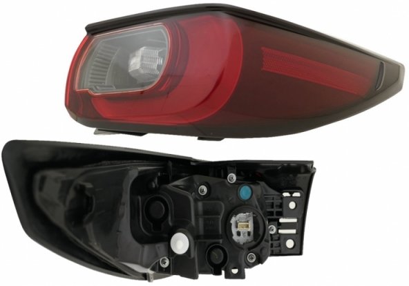 Accéder à la pièce Feu arrière droit, LED