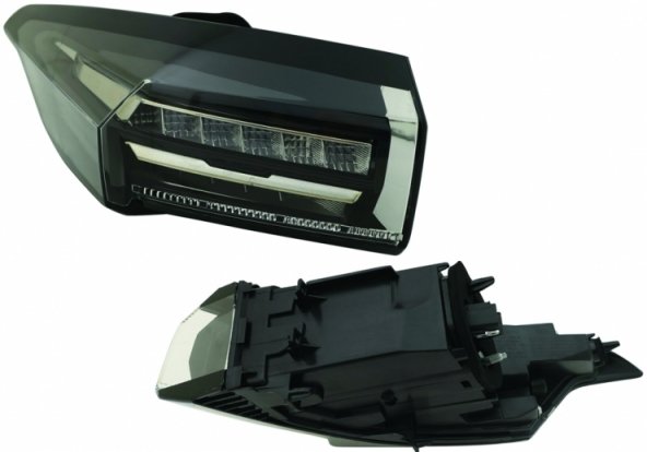 Accéder à la pièce Feu arrière gauche, LED