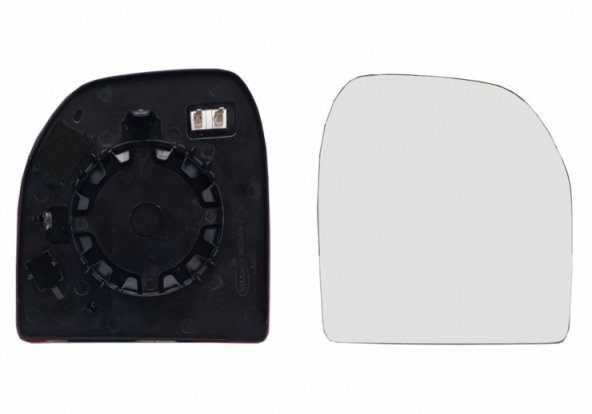 Accéder à la pièce Glace + support rétroviseur droit, convexe, chauffant (2 broches)