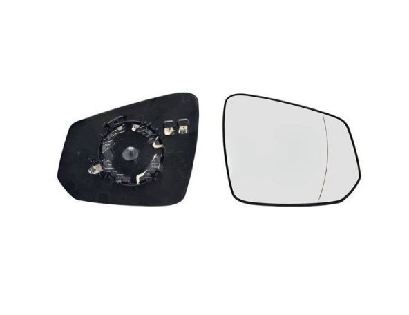 Accéder à la pièce Glace + support de rétroviseur droit, asphérique, thermique (2 broches)